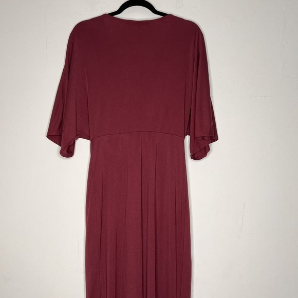 ASTR The Label Womens Burgundy Maxi Dress Size Medium - Picture 5 of 9